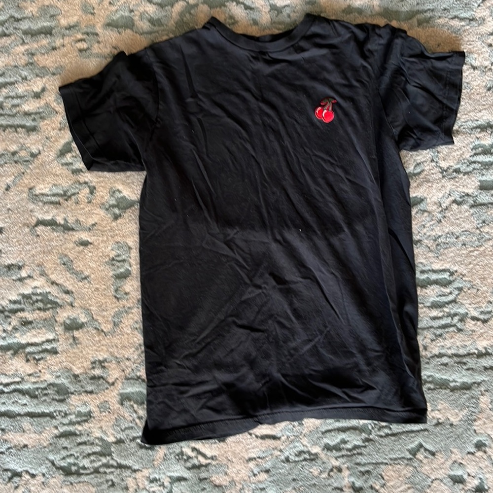 Artist Union Black Shirt with Cherry